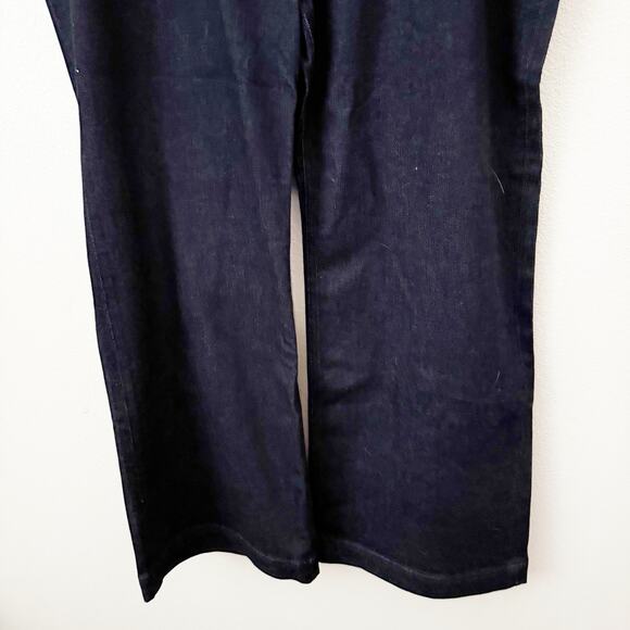J. CREW | Soft Denim Trouser Signature Stretch High Waist Jeans Dark | 35, 20 - Picture 4 of 8